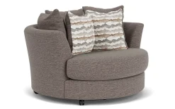 Oracle Swivel Chair In Envy Bark