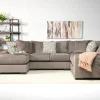 Oracle Tux Loveseat Chaise Sectional, Left Facing, Down - Custom Order