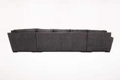 Oracle Tux Sofa Chaise Sectional In Envy Ebony, Left Facing, Down