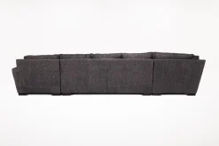 Oracle Tux Sofa Chaise Sectional In Envy Ebony, Left Facing, Down
