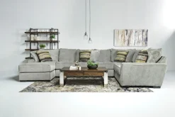 Oracle Tux Sofa Chaise Sectional In Envy Ebony, Left Facing, Down