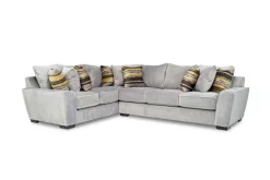 Oracle Tux Sofa Sectional In Envy Ebony, Left Facing, Down
