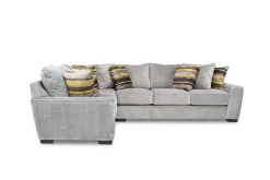 Oracle Tux Sofa Sectional In Envy Ebony, Left Facing, Down