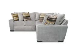 Oracle Tux Sofa Sectional In Envy Ebony, Left Facing, Down