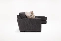 Oracle Xl Sofa Chaise In Envy Ebony, Left Facing, Down