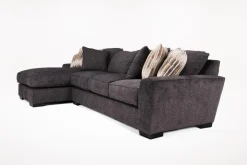 Oracle Xl Sofa Chaise In Envy Ebony, Left Facing, Down