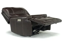 Oslo 3 Power Recliner In Brown Leather