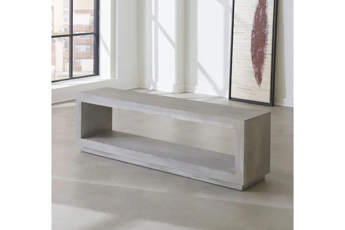 Oxford Dining Bench In Basalt Gray