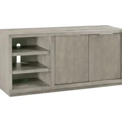 Oxford Media Console In Mineral, 74 Inch
