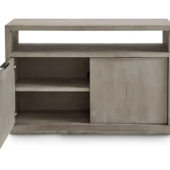 Oxford Media Console In Mineral, 74 Inch