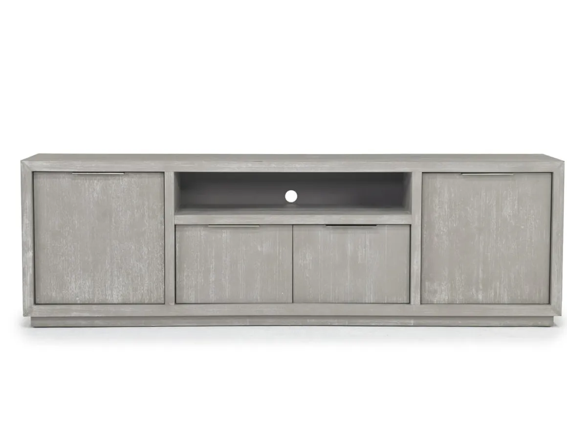 Oxford Media Console In Mineral, 74 Inch
