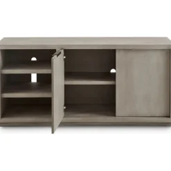 Oxford Media Console In Mineral, 74 Inch