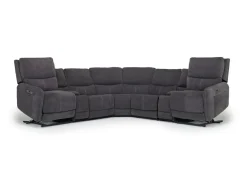 Palencia 7 Piece 3 Power Sectional In Trento Charcoal