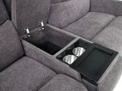 Palencia 7 Piece 3 Power Sectional In Trento Charcoal