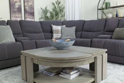 Palencia 7 Piece 3 Power Sectional In Trento Charcoal