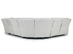 Palencia 6 Piece 3 Power Sectional In Trento Dove