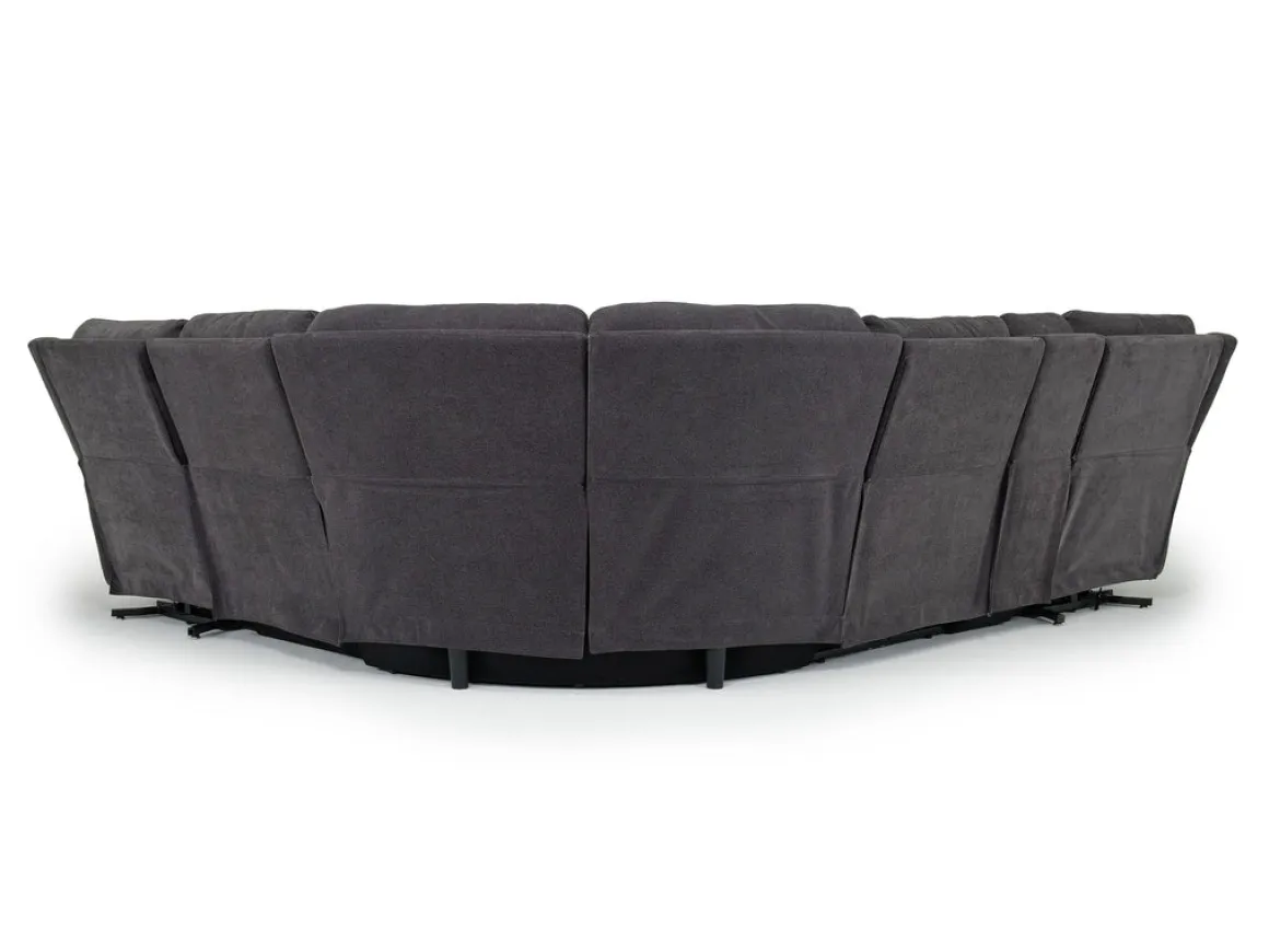 Palencia 6 Piece 3 Power Sectional In Trento Dove