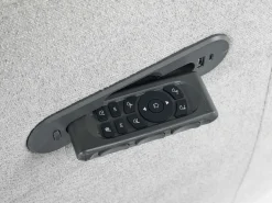 Palencia 6 Piece 3 Power Sectional W/ 3 Power Armless Recliner In Trento Dove