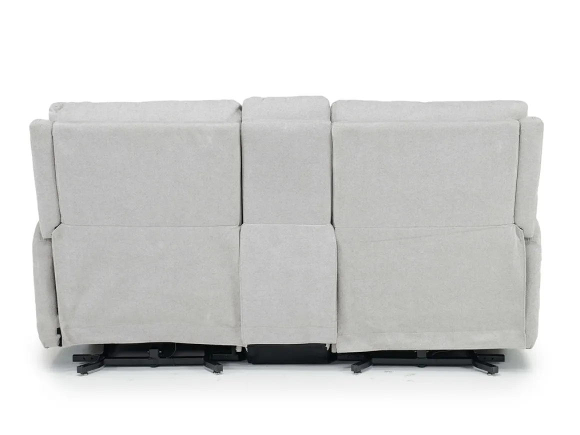 Palencia 3 Power Console Loveseat In Trento Charcoal