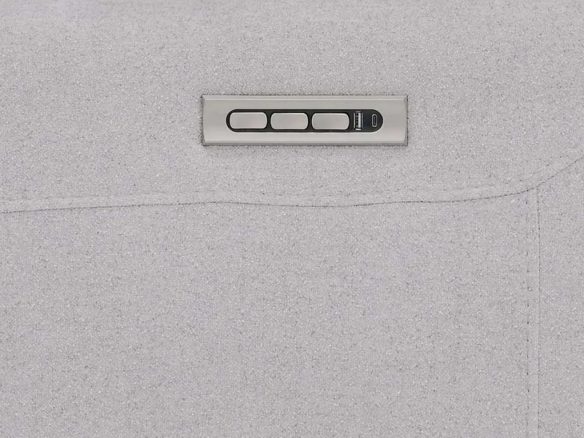 Palencia 3 Power Console Loveseat In Trento Charcoal