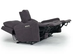 Palencia 3 Power Console Loveseat In Trento Charcoal