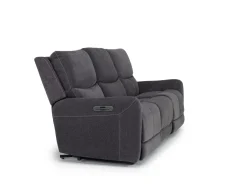 Palencia 3 Power Sofa & Loveseat In Trento Charcoal