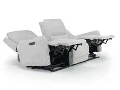 Palencia 3 Power Sofa & Loveseat In Trento Charcoal