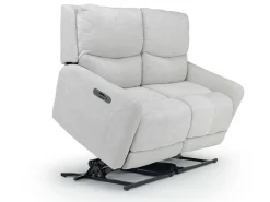 Palencia 3 Power Sofa & Loveseat In Trento Charcoal