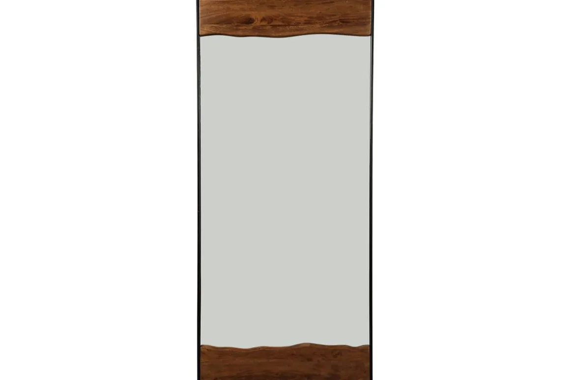 Panchali Accent Mirror In Brown/Black