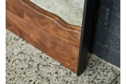 Panchali Accent Mirror In Brown/Black