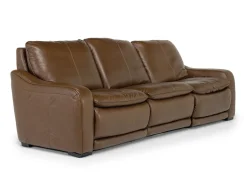 Paradise 2 Power Sofa In Chestnut Leather