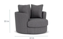 Pasadena Accent Chair In Brimfield Denim