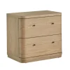 Penny 2 Drawer Nightstand In Buff Cream