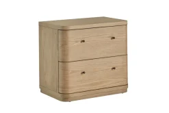 Penny 2 Drawer Nightstand In Buff Cream