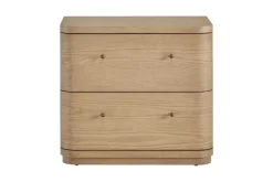 Penny 2 Drawer Nightstand In Buff Cream