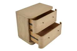 Penny 2 Drawer Nightstand In Buff Cream