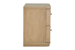Penny 2 Drawer Nightstand In Buff Cream