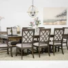 Phillipe Dining Table & 6 Chairs & 2 Arm Chairs In Cherry