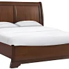 Phillipe Sleigh Bed In Cherry, Queen