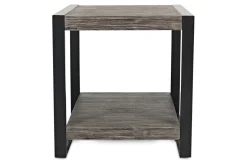 Pinnacle End Table In Gray