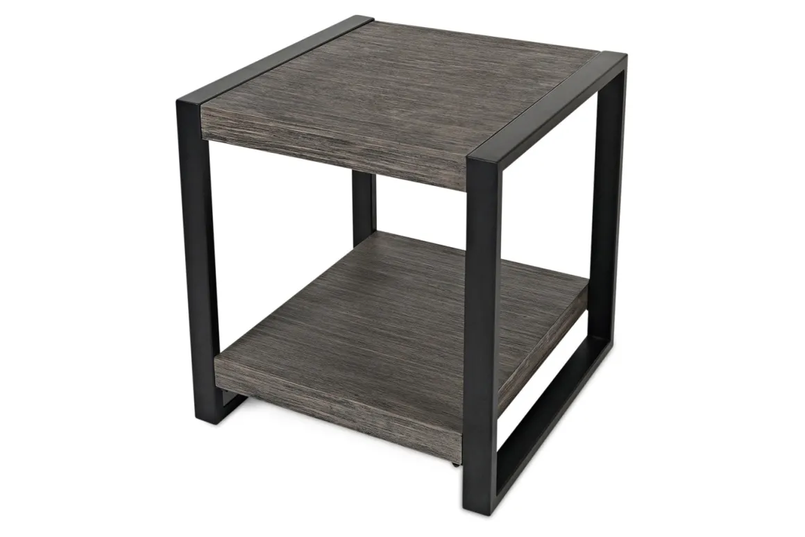 Pinnacle End Table In Gray