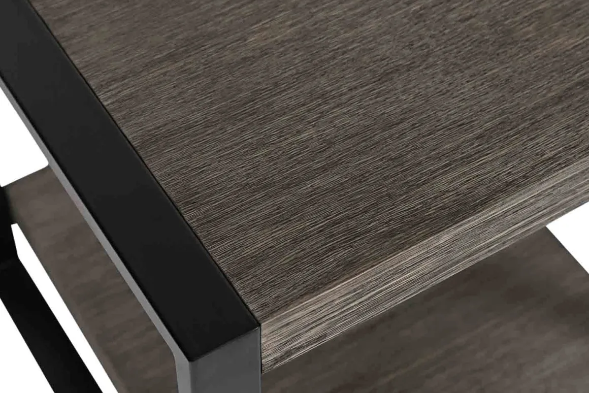 Pinnacle End Table In Gray