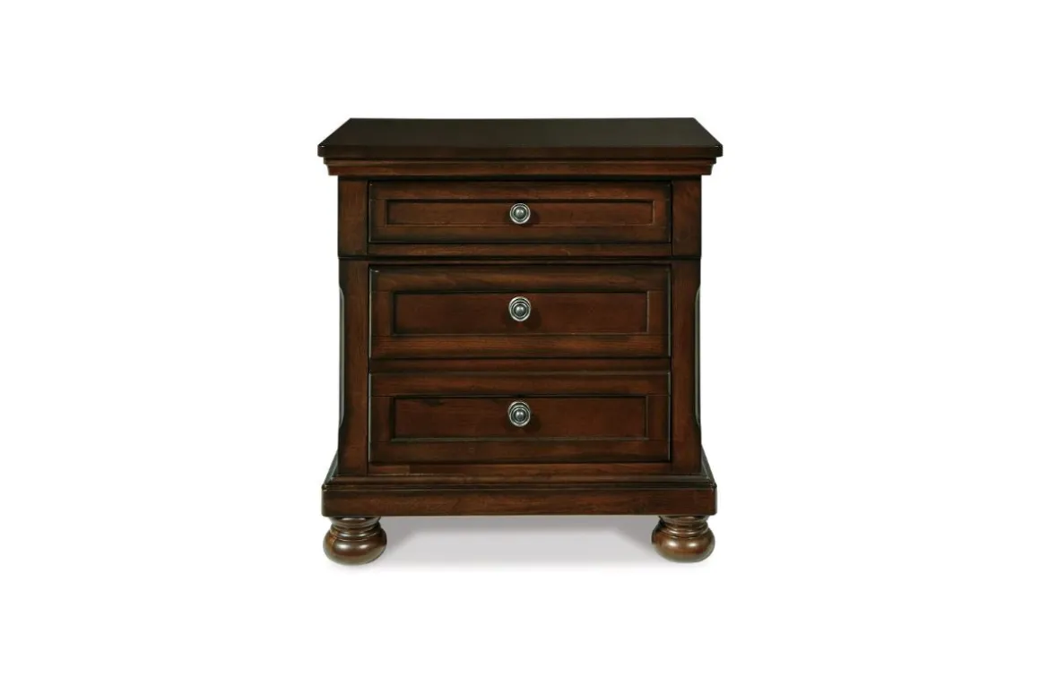 Porter Nightstand In Mahogany