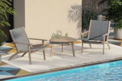 Radius Outdoor End Table In Natural