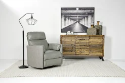 Radius Power Recliner In Dark Brown