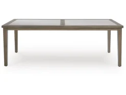 Rainier Outdoor Dining Table In Brown