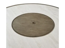 Rainier Outdoor Firepit In Brown/Beige