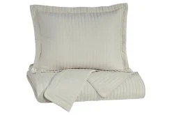 Raleda 3 Piece Coverlet In Navy, Eastern King