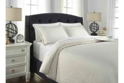 Raleda 3 Piece Coverlet In Navy, Eastern King