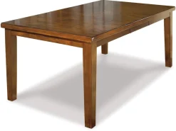 Ralene Extendable Dining Table In Medium Brown